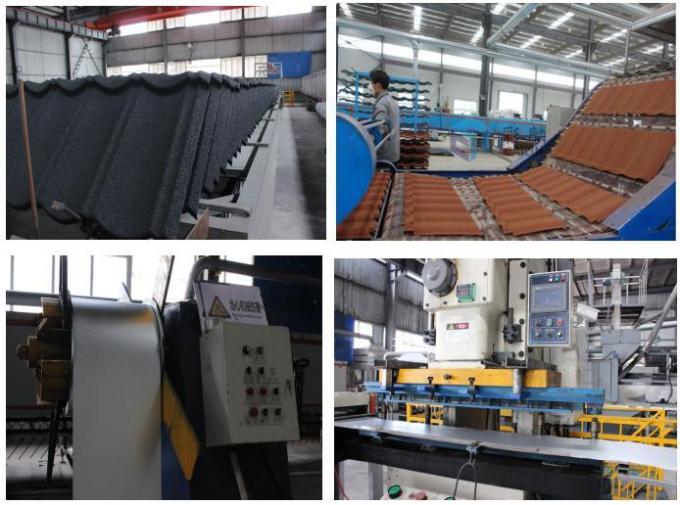 China Tile Manufacturer Decroation Construction Material Colored Stone Coated Roofing Tiles