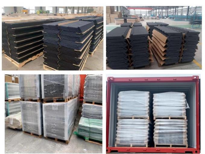 China Tile Manufacturer Decroation Construction Material Colored Stone Coated Roofing Tiles