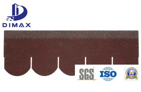 AAA Grade Color Stone Coated Fiberglass Asphalt Roofing Tile---Fish Scale