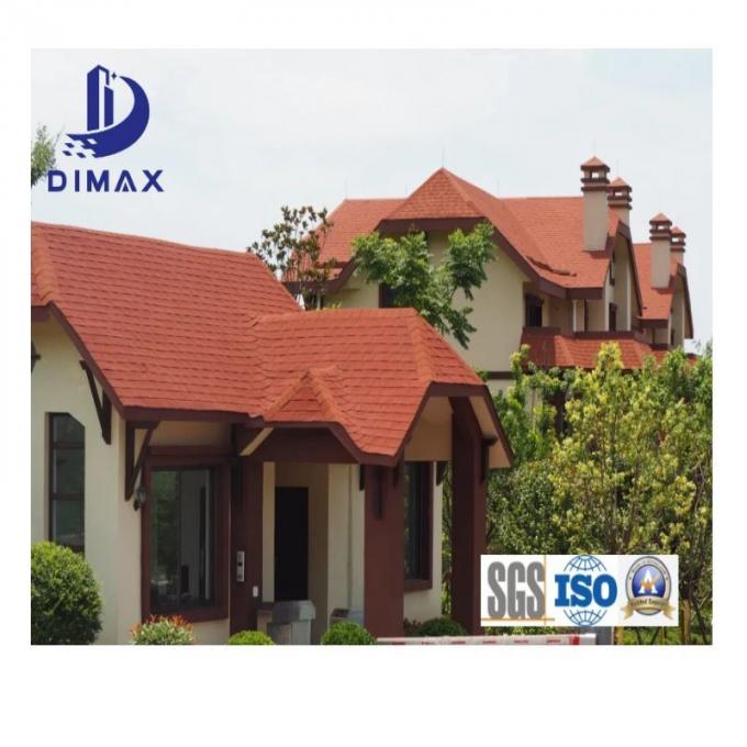 China Factory Directly Supply Color Stone Coated Fiberglass Asphalt Roofing Tile