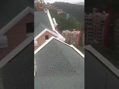 البلاط المطلي بالحجر الملون بالحبوب الخشبية البلاط المعدني المطلي بالحجر المقاوم للماء